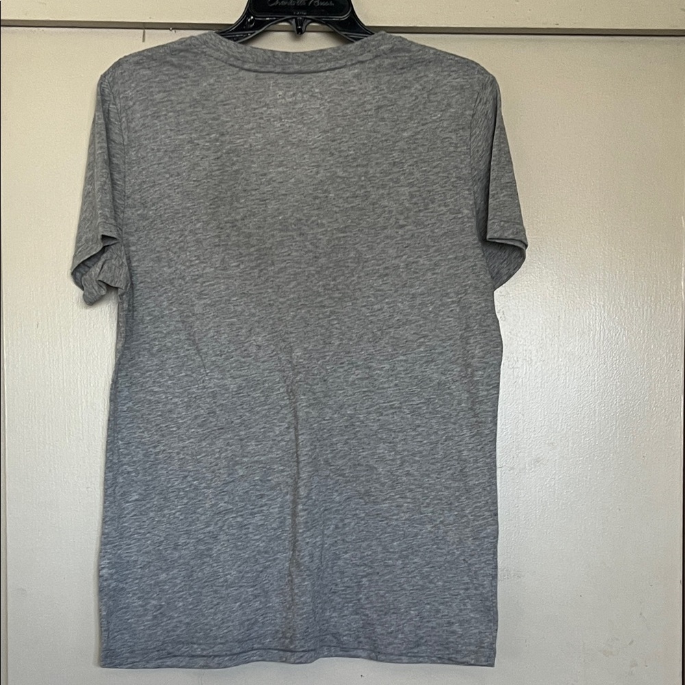 Nike Women's Heather Gray Dri-FIT Tee - Picture 4 of 4